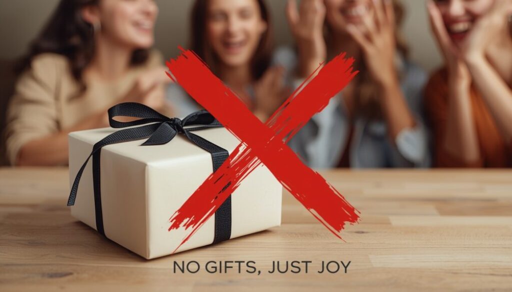 How to Say “No Gifts” Without Being Rude: The Best Birthday Invitation No Gifts Wording Strategies