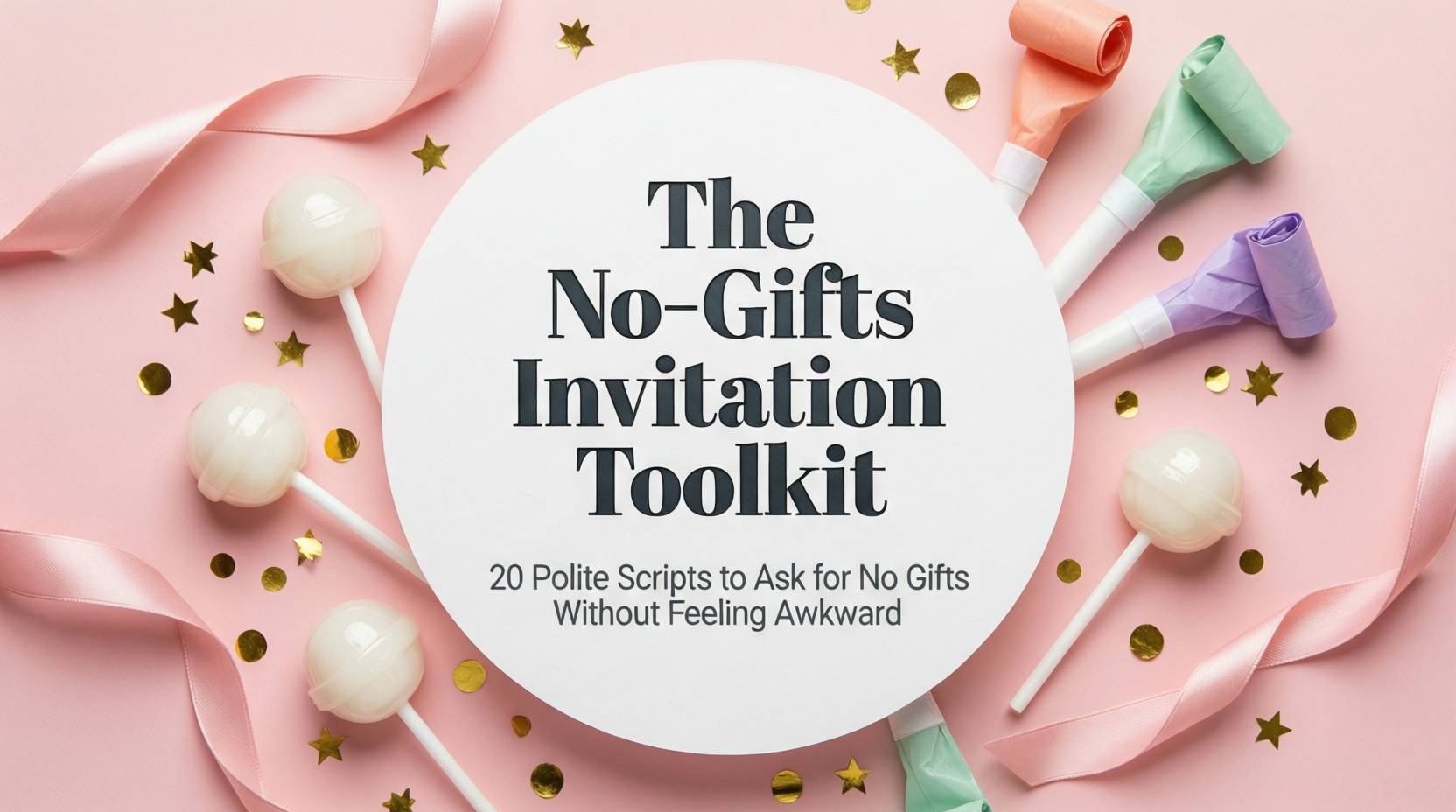 The No-Gifts Invitation Toolkit——20 Polite Scripts to Ask for No Gifts Without Feeling Awkward